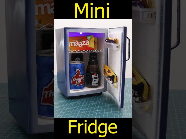 Homemade Mini Refrigerator (Fridge) #technicalsokil #shorts