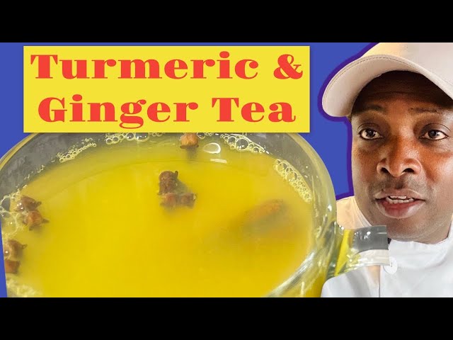 Turmeric ginger, immune Boosting tea! Immunity boosting recipe thats a natural cold remedy!!