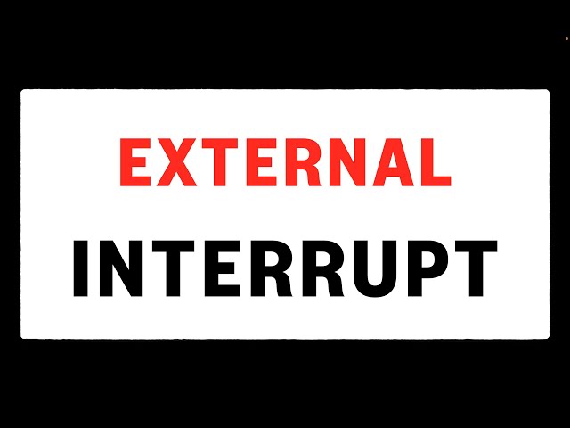 L-7.0 External Interrupt : Program for external Interrupt #arduino #electronics #embedded