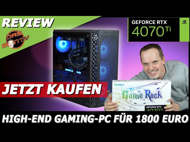 Der beste Gaming-PC 2023? | RTX 4070 Ti Gaming-PC für 1800 Euro | DasMonty-Edition