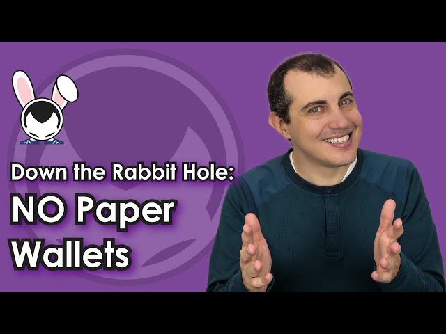 For the Last Time, Stop Using Paper Wallets!