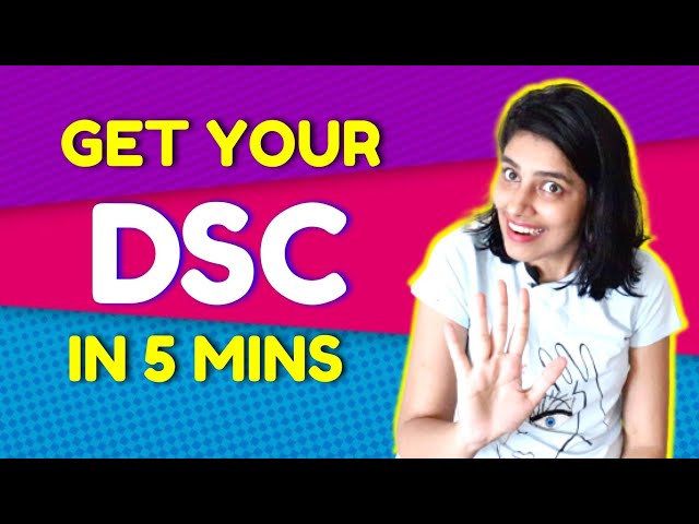 Online Digital Signature Certificate (DSC) | Apply for e-sign in 5 minutes and get in 2 hours #DSC