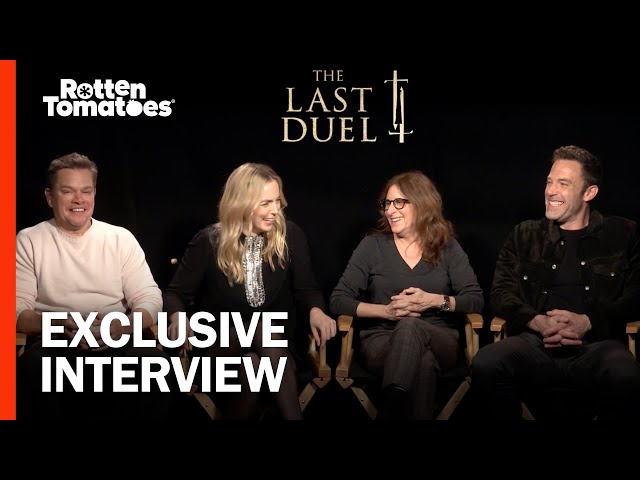 Matt Damon, Ben Affleck Praise the 'Fearlessness' of Jodie Comer in The Last Duel | Rotten Tomatoes