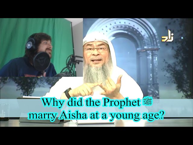Forsen reacts to Why did the Prophet marry Aisha at a young age? - Assim al hakeem (with chat!)