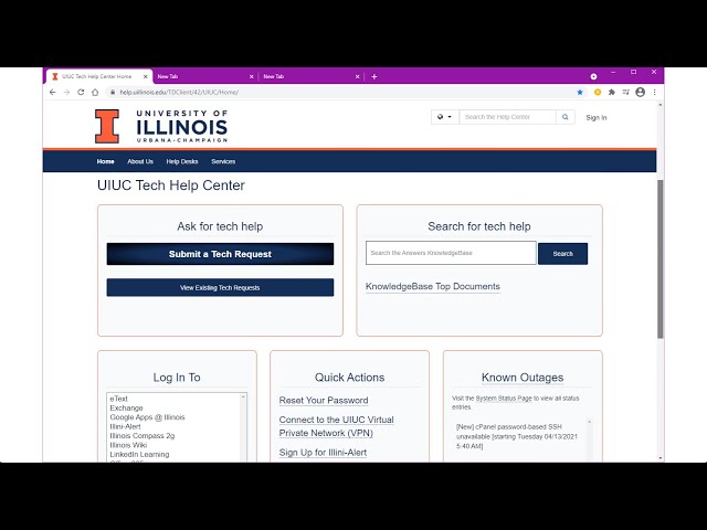 UIUC Tech Help Center Welcome Video