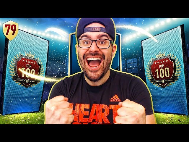 BIG WALKOUT IN TOP 100 REWARDS & GOAT RETURNS!! FIFA 18 Ultimate Team Road To Fut Champions #79 RTG