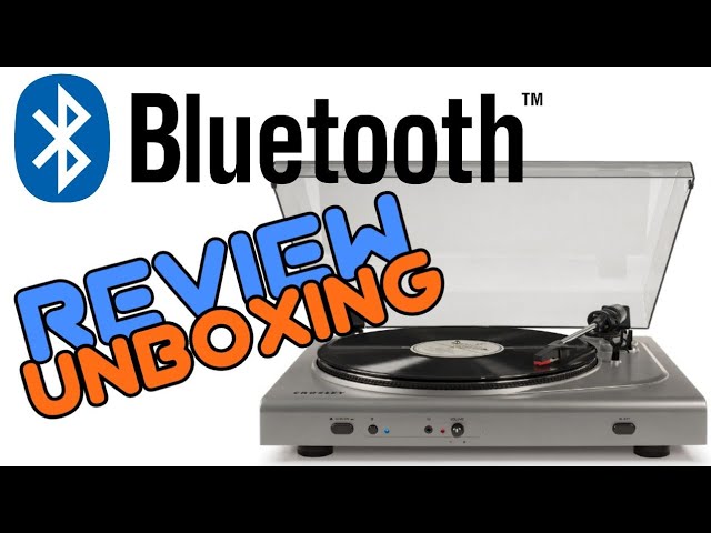 The Crosley T300 Bluetooth Turntable Unboxing & Review!!!
