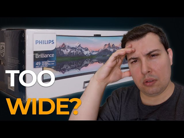 Philips 499P9H 49 Inch UltraWide Monitor Review - How Wide is Too Wide?