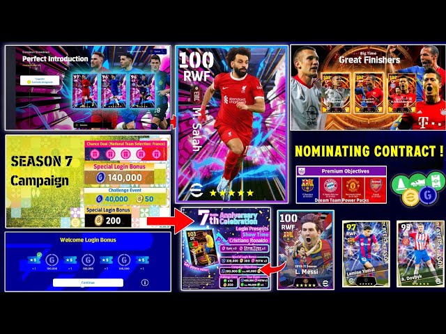 New Nominating Contract Pack ! eFootball 2024 Free Coins, Free Epics & Rewards, New Campaign Details