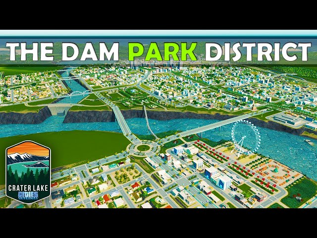 Building Amazing Parks in Cities Skylines | Crater Lake Episode: 7