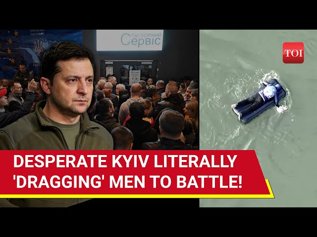Poland: Ukrainians Fight As Kyiv Halts Passport Renewals; Man Uses Inflatable Mattress To Escape