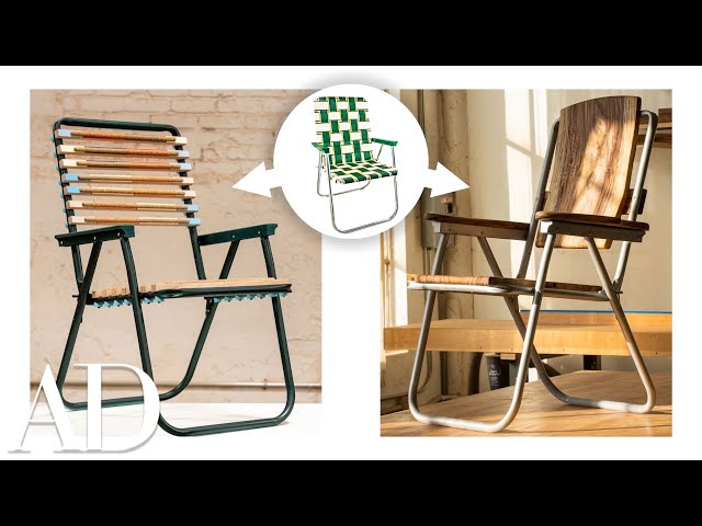 2 Designers Transform The Same Walmart Lawn Chair | Custom Crafted | Architectural Digest