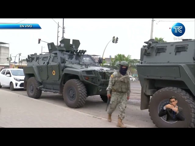 Operativo: una camioneta portaba armas, municiones y explosivos en la Vía Durán - Tambo