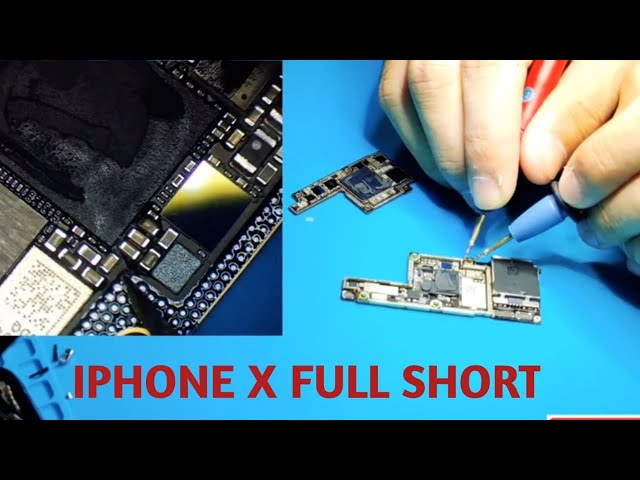Iphone X dead Fix full short motherboard