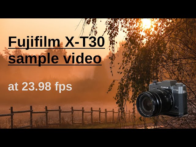 Fujifilm X-T30 sample video at 23.98 fps: Fall Foliage (4K video)