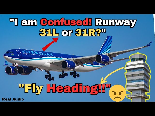 JFK Controller GETS IRRITATED with confused Azerbaijan Pilot!