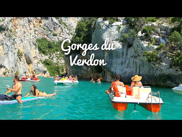 [4K]🇫🇷 Gorges du Verdon,The most beloved picturesque river canyon in southern France💗 July 2023