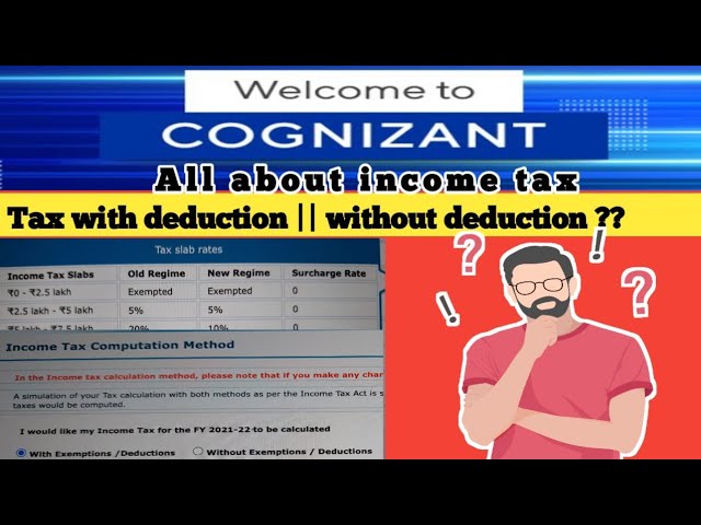 What to choose with deduction or without deduction for income tax ?