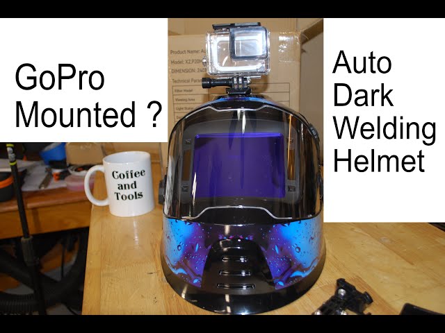 Auto darkening Welding Helmet from Vevor with GoPro mount C&T ep 438