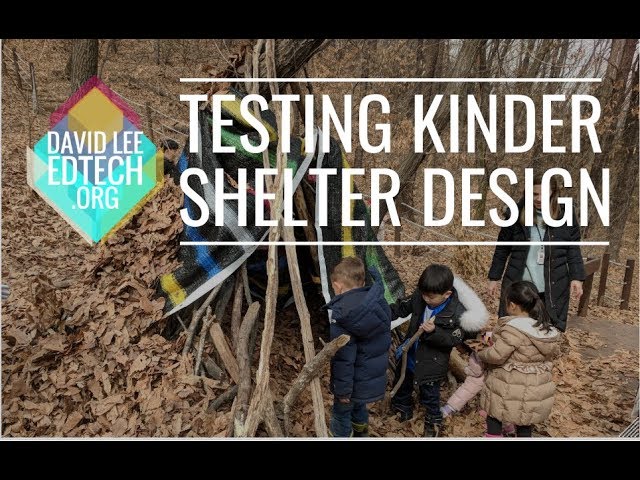 A-Frame Shelter by Kids