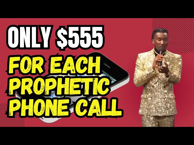Prophet Passion Java Charges $555 Per Prophetic Phone Call