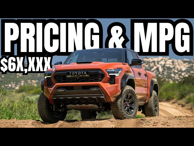 Official 2024 Tacoma TRD Pro Pricing & MPG REVEALED