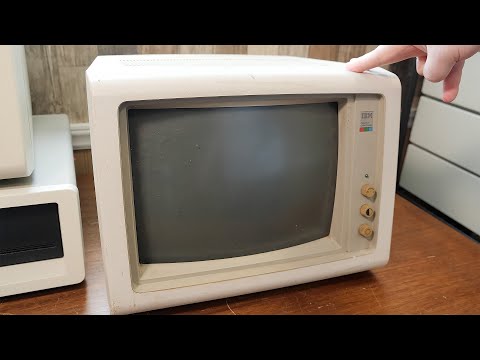 Cleaning & Testing an IBM 5154 CRT Monitor