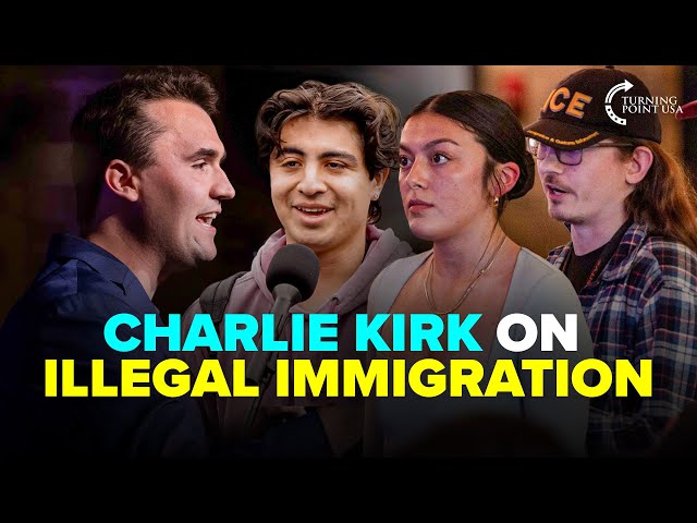 Student Showdowns: Charlie Kirk's BEST Debates On Illegal Immigration 👀🔥 | Spring 2024