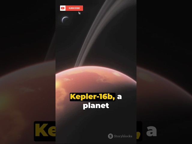 Kepler-16b A Planet with Two Stars🪐☀️☀️ #cosmos #science #spacepics #space #spacegalaxy #universe