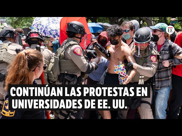 Universidades de EE. UU.: estudiantes desafían autoridades y mantienen protestas | El Espectador