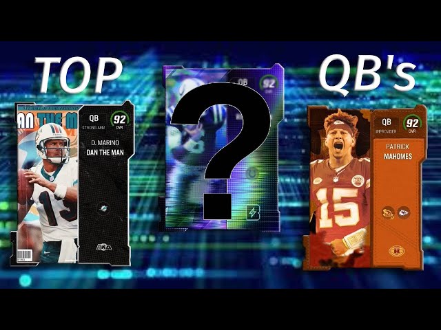 The Top 5 BESt QB's in Madden 24 Ultimate Team!!!