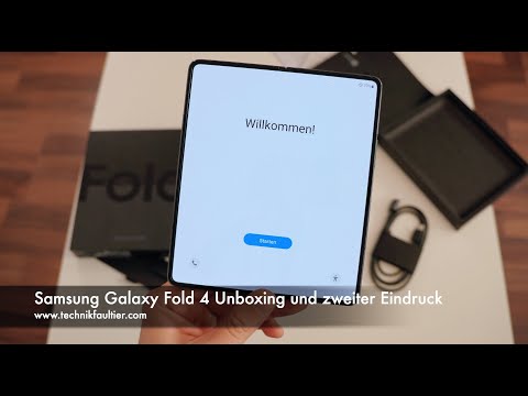 Samsung Galaxy Fold 4 Unboxing und zweiter Eindruck