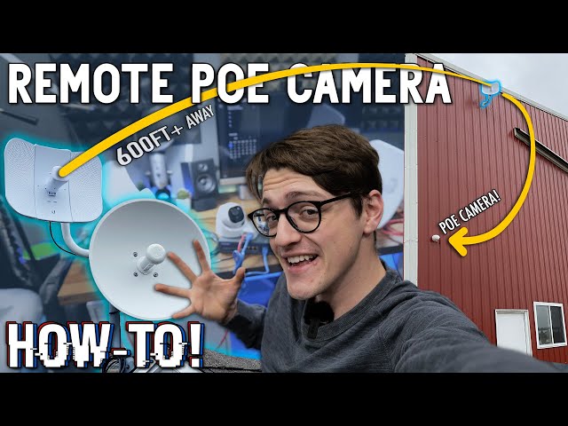 How To Connect PoE Cameras Miles Away To A NVR! || Reolink NVR || Ubiquiti PTP Wireless Bridge Setup