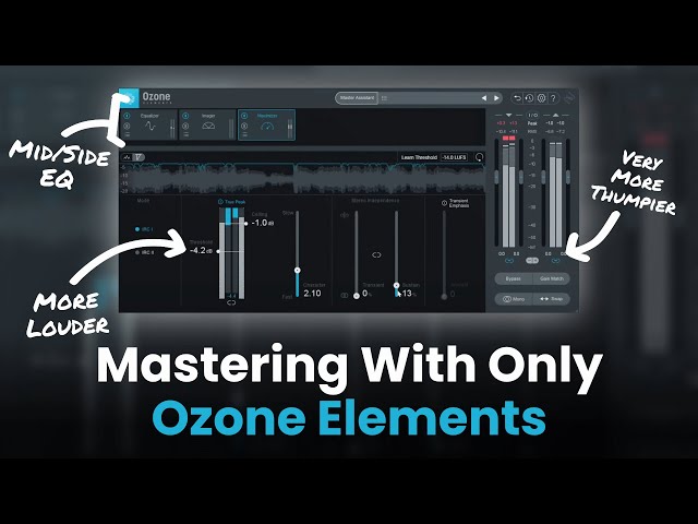 iZotope Ozone Elements | A Start To Finish Mastering Walkthrough 🎧