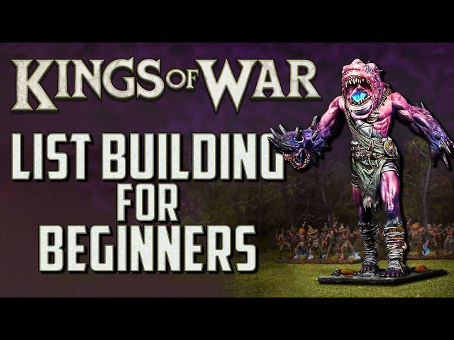 How to Build Your FIRST Kings Of War List - Mantic Games