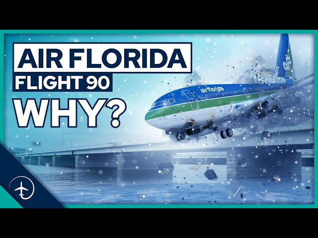Why did this Boeing 737 CRASH into a bridge, just after takeoff?! | Air Florida flight 90