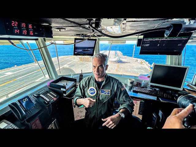How Do CAPTAINS LIVE on Massive Aircraft Carriers