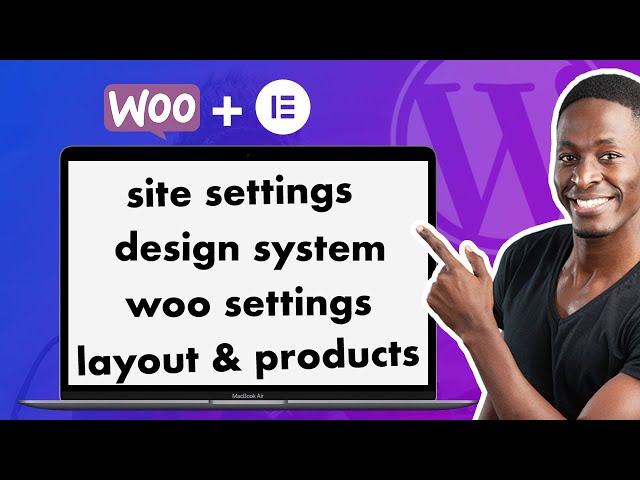 Getting started: Site Settings and Design System for Elementor WooCommerce Shop
