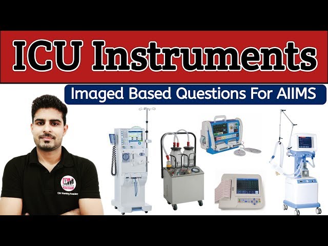 ICU Machines & Equipments || Imaged Based Questions For AIIMS