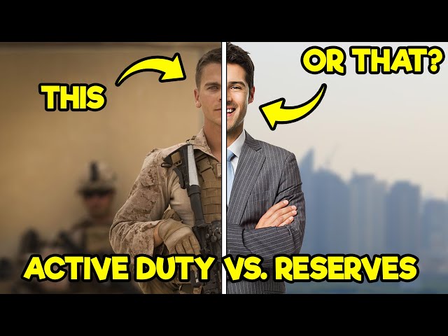 WHY DO PEOPLE GO ACTIVE DUTY OR RESERVES IN THE MILITARY? (WHAT’S THE DIFFERENCE)