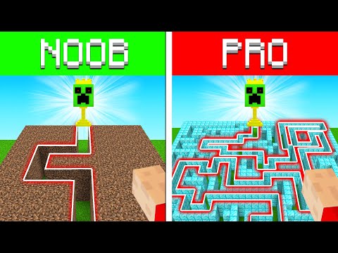 Minecraft NOOB vs PRO MAZE Challenge!