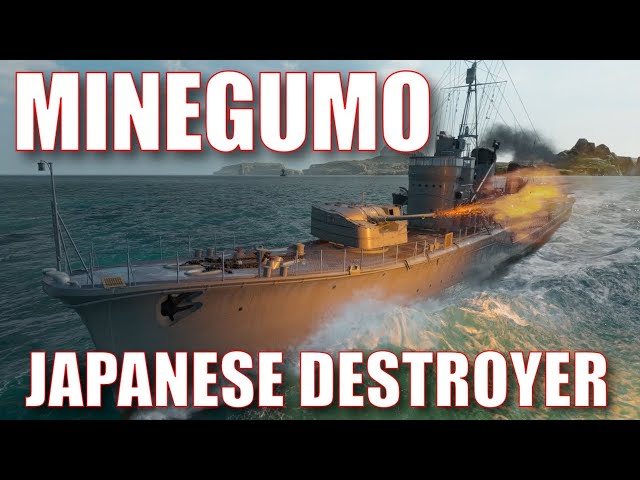 Minegumo Japanese Destroyer World of Warships Wows IJN DD Review Guide