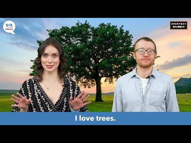 Everyday Grammar TV: Grammar and Trees, Part 1