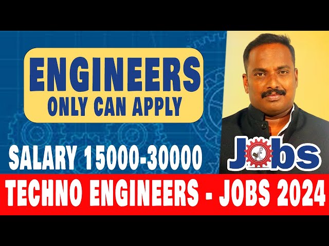 High Salary Engineers Jobs 2024 |  TECHNO ENGINEERS | Latest Jobs | Tamil | VVVSI