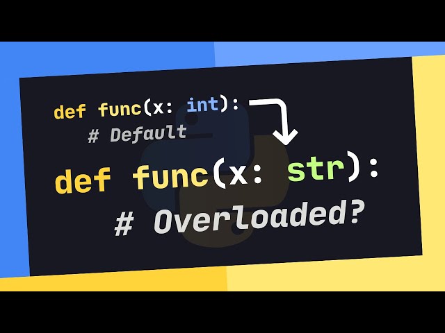 Function Overloading For Python Developers (Singledispatch)