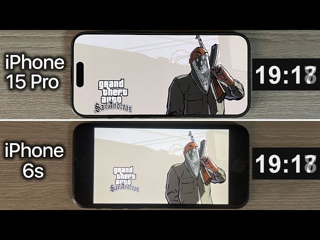 iPhone 15 Pro VS iPhone 6s | GTA San Andreas