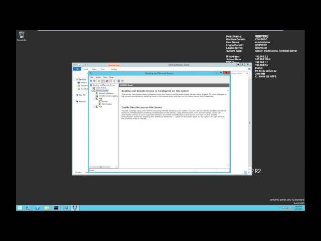 70-410 Objective 4.2 - Installing and Configuring a DHCP Relay Agent on Windows Server 2012 R2