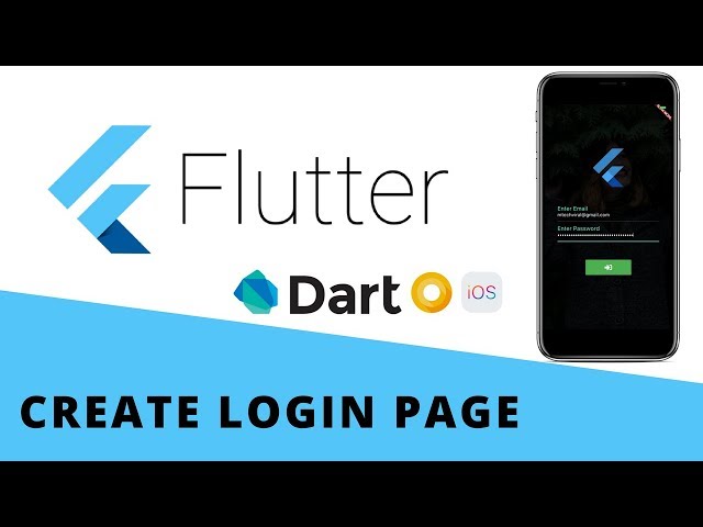 Flutter Create Beautiful Animated Login Page For Android & iOS From Scratch | Beginners
