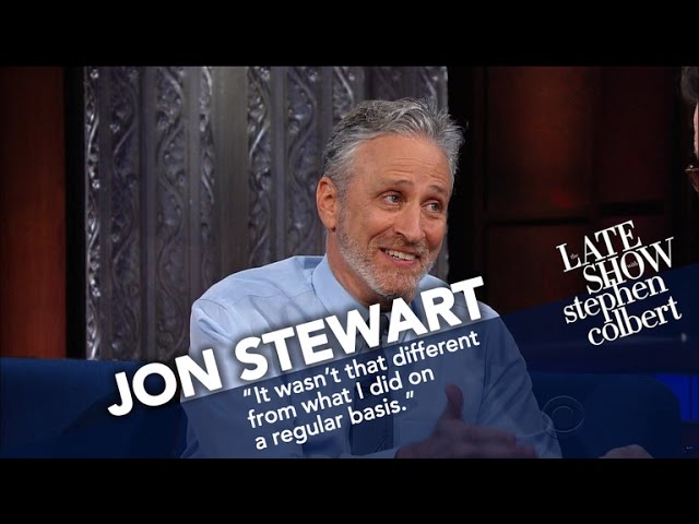 Jon Stewart Ribs Stephen For His Recent Language