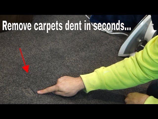 Remove carpet dents HACK!!!